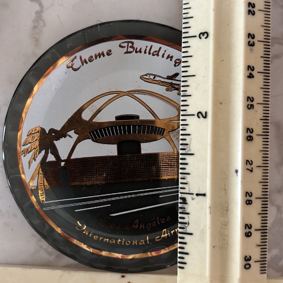 Vintage cocktail glass coasters tinker dishes set of 3 - Picture 12 of 16